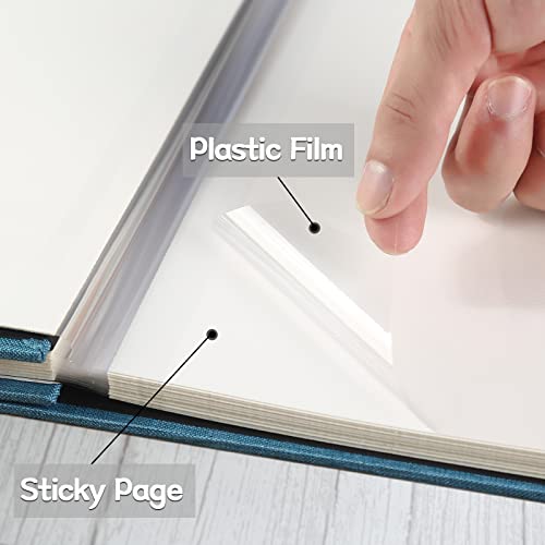 Remowith Large Self Adhesive Photo Album Scrapbook Album