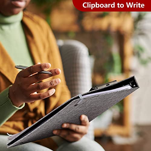 Remowith Multifunctional Clip Boards 3 Ring Binder