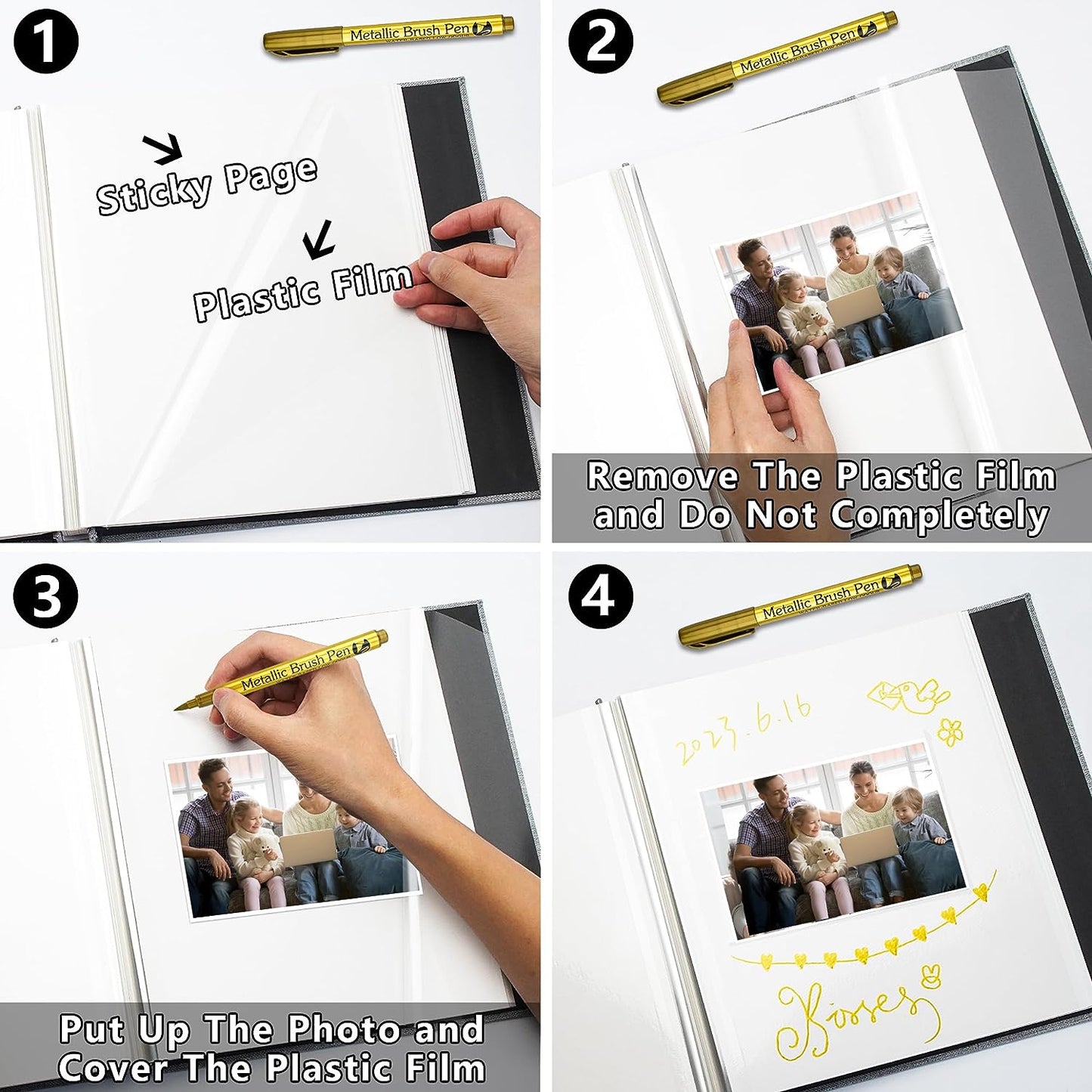 Remowith Self Adhesive Photo Album