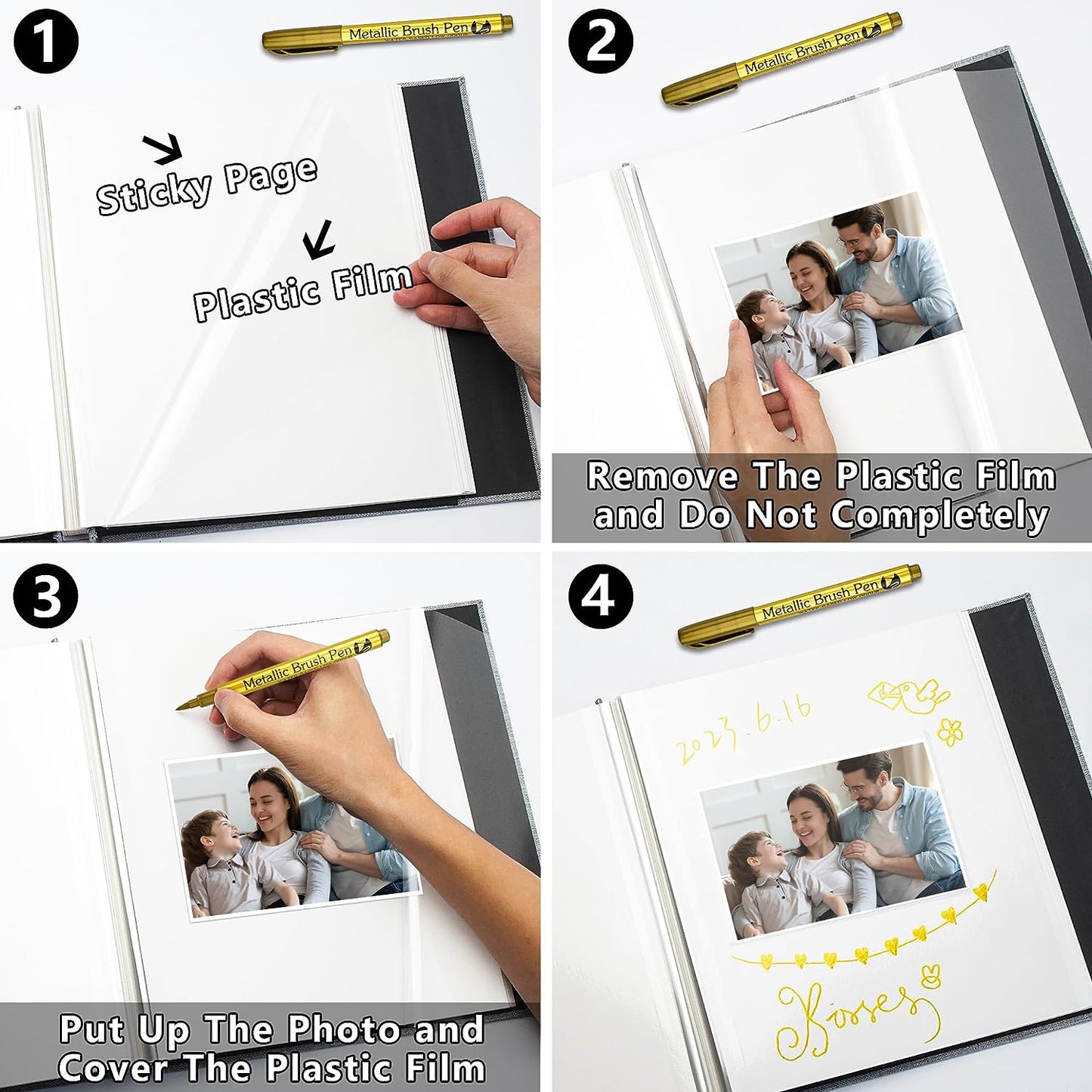 Remowith Self Adhesive Photo Album